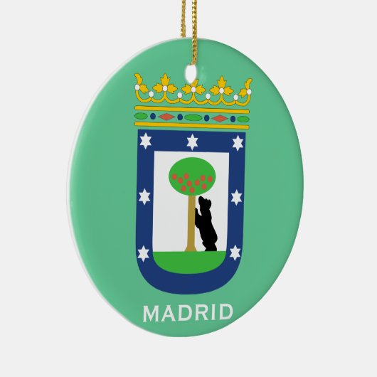 Kerstversiering in Madrid Keramisch Ornament (Rechts)