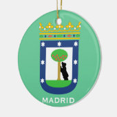 Kerstversiering in Madrid Keramisch Ornament (Links)