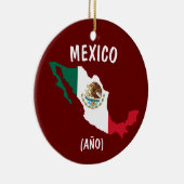 Kerstversiering in Mexico Trip Keramisch Ornament (Rechts)