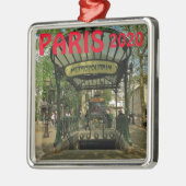 Kerstversiering in Parijs Metalen Ornament (Links)