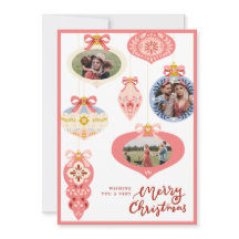 Kerstversiering in pastelkleuren uit het verleden 