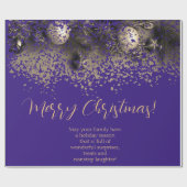 Kerstversiering in punten cadeaupapier (Vlak)