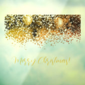 Kerstversiering in punten raamsticker (Vel 3)