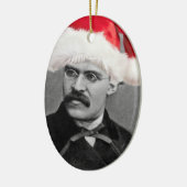 Kerstversiering in Santa Nietzsche Keramisch Ornament (Links)