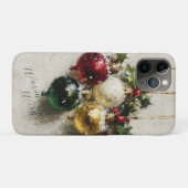 Kerstversiering in vintage stijl Case-Mate iPhone case (Achterkant (horizontaal))