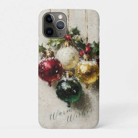 Kerstversiering in vintage stijl Case-Mate iPhone case (Achterkant)