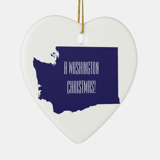 kerstversiering in Washington Keramisch Ornament (Rechts)