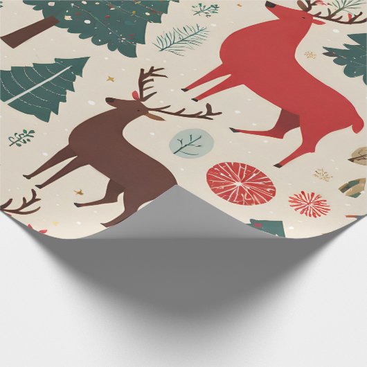 kerstversiering inpakpapier (Hoek)