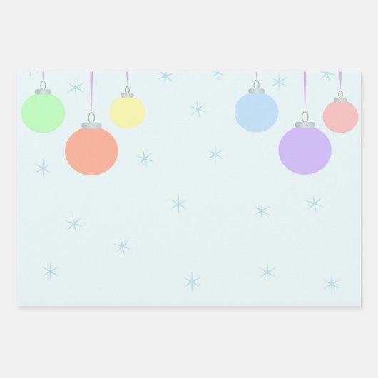 kerstversiering inpakpapier vel (Voorkant 3)