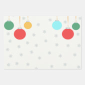 kerstversiering inpakpapier vel (Voorkant 2)