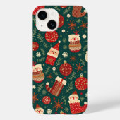 Kerstversiering iPhone 14 hoesje (Achterkant)