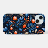 kerstversiering iPhone 15 case (Achterkant horizontaal)