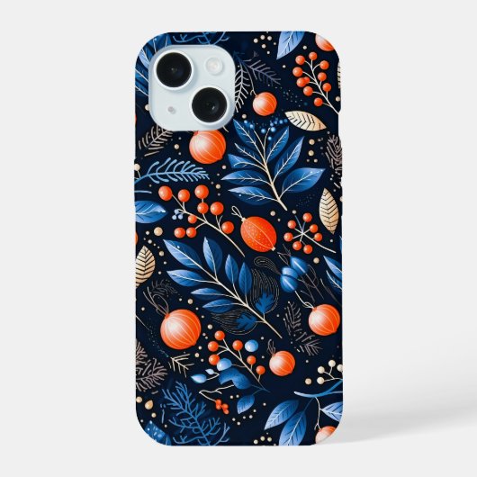kerstversiering iPhone 15 case (Achterkant)