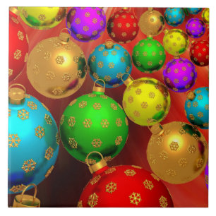 Kerstversiering jamboree tegeltje