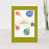 kerstversiering kaart (Voorkant)