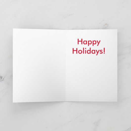 kerstversiering kaart (Binnen)