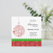 kerstversiering kaart (Staand voorkant)