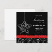 kerstversiering kaart (Voorkant / Achterkant)