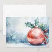 Kerstversiering Kaart (Voorkant / Achterkant)