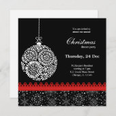 kerstversiering kaart (Voorkant / Achterkant)