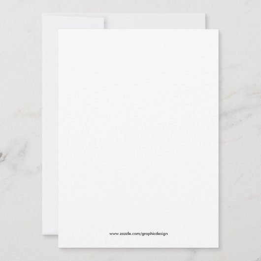 kerstversiering kaart (Achterkant)