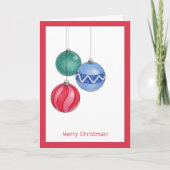 kerstversiering Kaart (Voorkant)