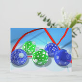 kerstversiering kaart (Staand voorkant)