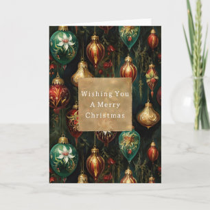 Kerstversiering Kaart