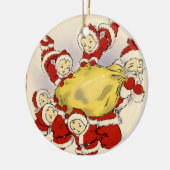 kerstversiering keramisch ornament (Links)