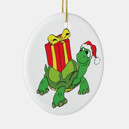 kerstversiering keramisch ornament (Rechts)