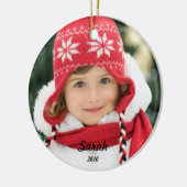 kerstversiering keramisch ornament (Links)