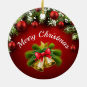 kerstversiering keramisch ornament (Achterkant)