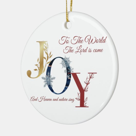 kerstversiering keramisch ornament (Links)