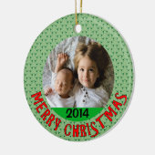 kerstversiering keramisch ornament (Links)