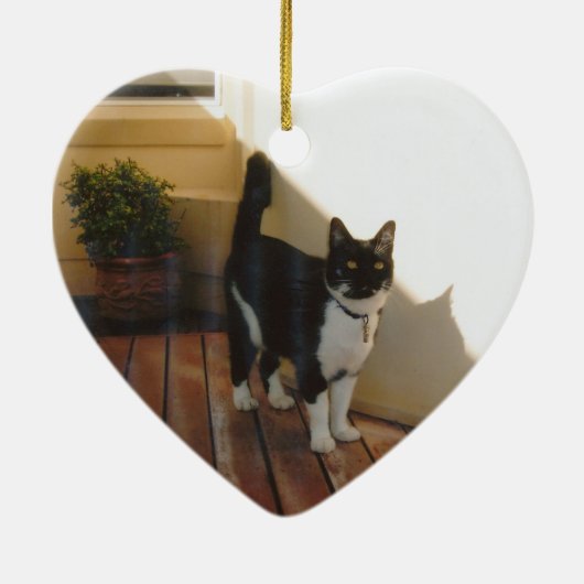 kerstversiering keramisch ornament (Achterkant)