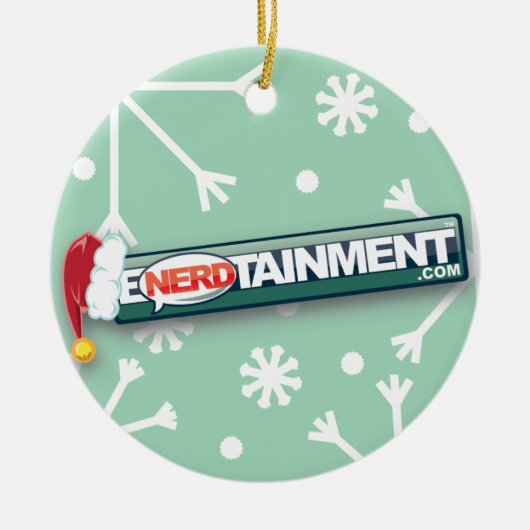 kerstversiering keramisch ornament (Voorkant)