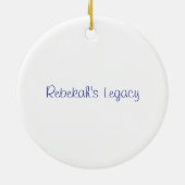 kerstversiering keramisch ornament (Achterkant)