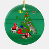 kerstversiering keramisch ornament (Achterkant)