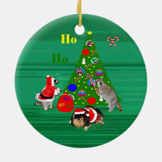 kerstversiering keramisch ornament (Achterkant)