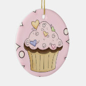 kerstversiering keramisch ornament (Rechts)
