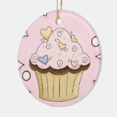 kerstversiering keramisch ornament (Links)
