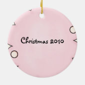 kerstversiering keramisch ornament (Achterkant)