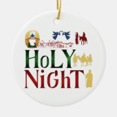 kerstversiering keramisch ornament (Voorkant)