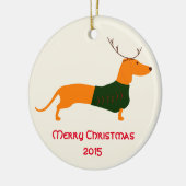 kerstversiering keramisch ornament (Links)