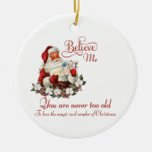 kerstversiering keramisch ornament (Voorkant)