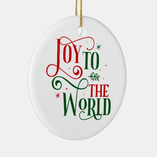 Kerstversiering Keramisch Ornament (Rechts)