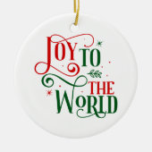 Kerstversiering Keramisch Ornament (Voorkant)