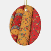 kerstversiering keramisch ornament (Rechts)