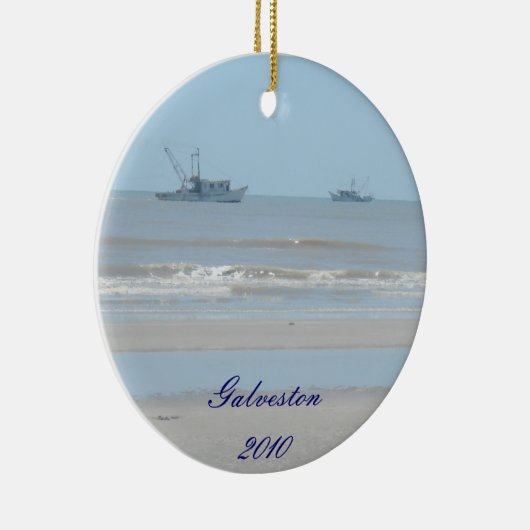 kerstversiering keramisch ornament (Rechts)