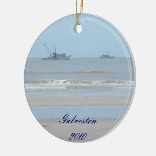 kerstversiering keramisch ornament (Links)